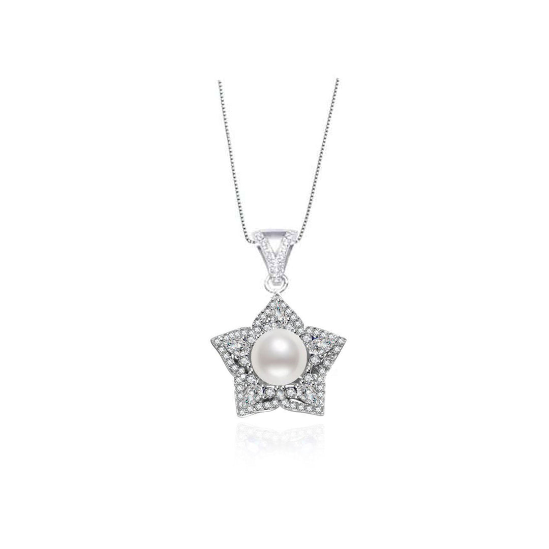 Ocean Star Freshwater Pearl Necklace WN00102 - PEARLY LUSTRE