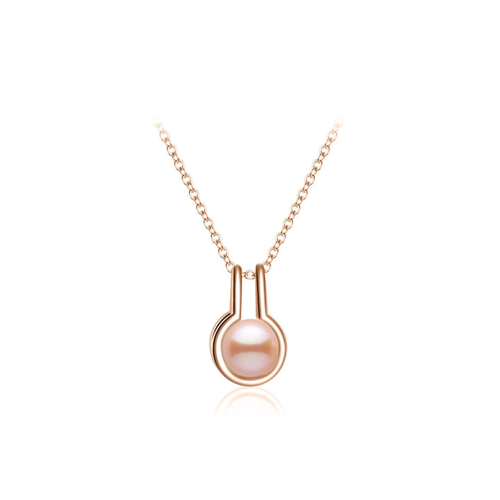 New Yorker Freshwater Pearl Necklace WN00340 - PEARLY LUSTRE