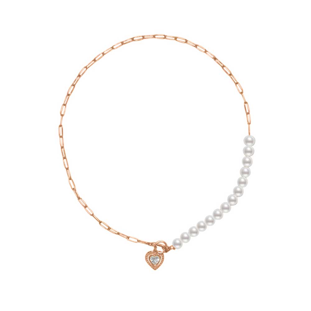 New Yorker Freshwater Pearl Necklace WN00212 - PEARLY LUSTRE