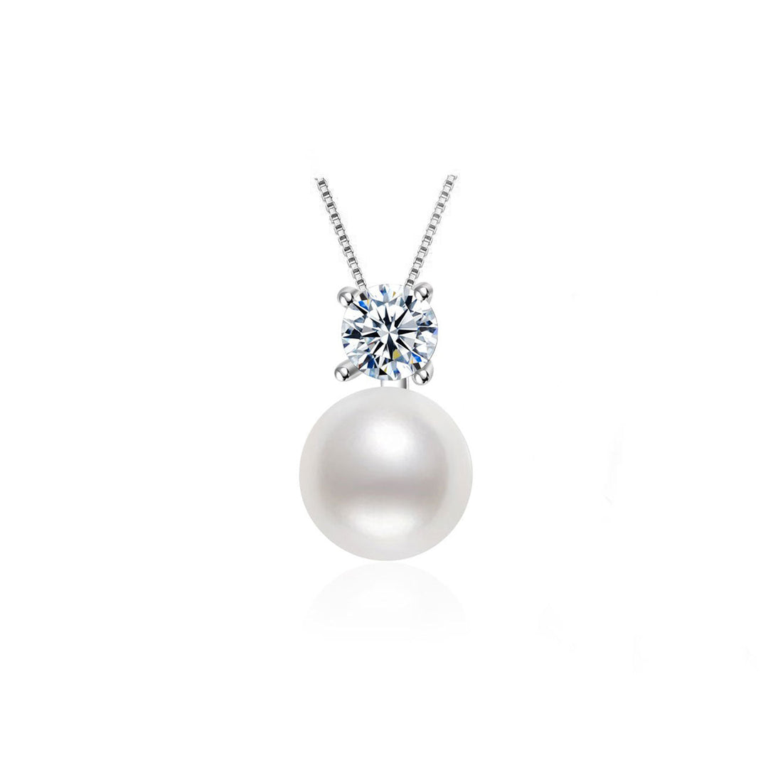 Elegant Freshwater Semi Round Pearl Necklace WN00495 - PEARLY LUSTRE
