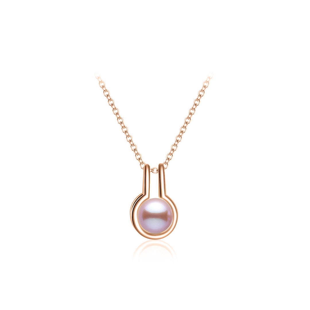 New Yorker Freshwater Pearl Necklace WN00335 - PEARLY LUSTRE