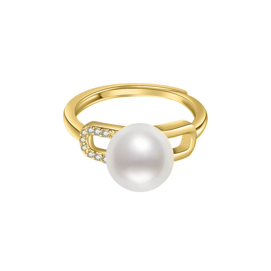 New Yorker Freshwater Pearl Ring WR00032 - PEARLY LUSTRE
