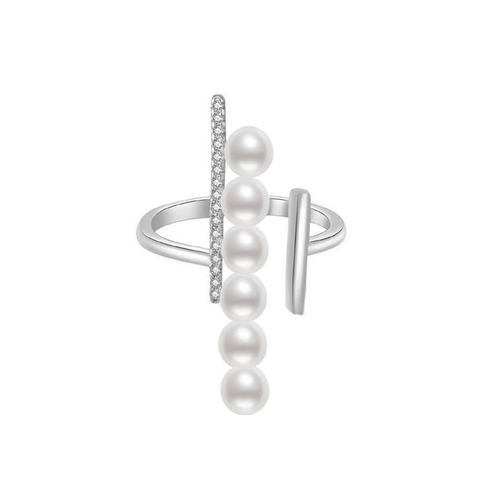 New Yorker Freshwater Pearl Ring WR00047 - PEARLY LUSTRE