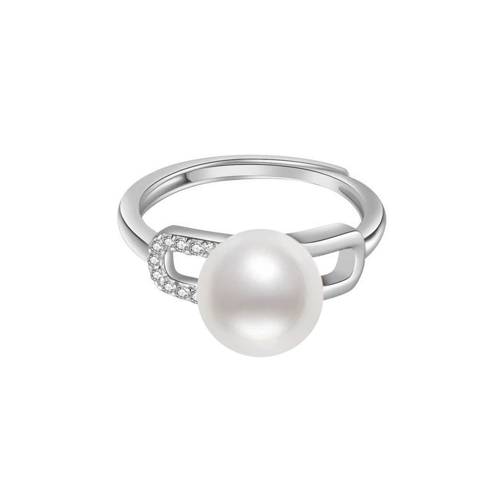 New Yorker Freshwater Pearl Ring WR00072 - PEARLY LUSTRE