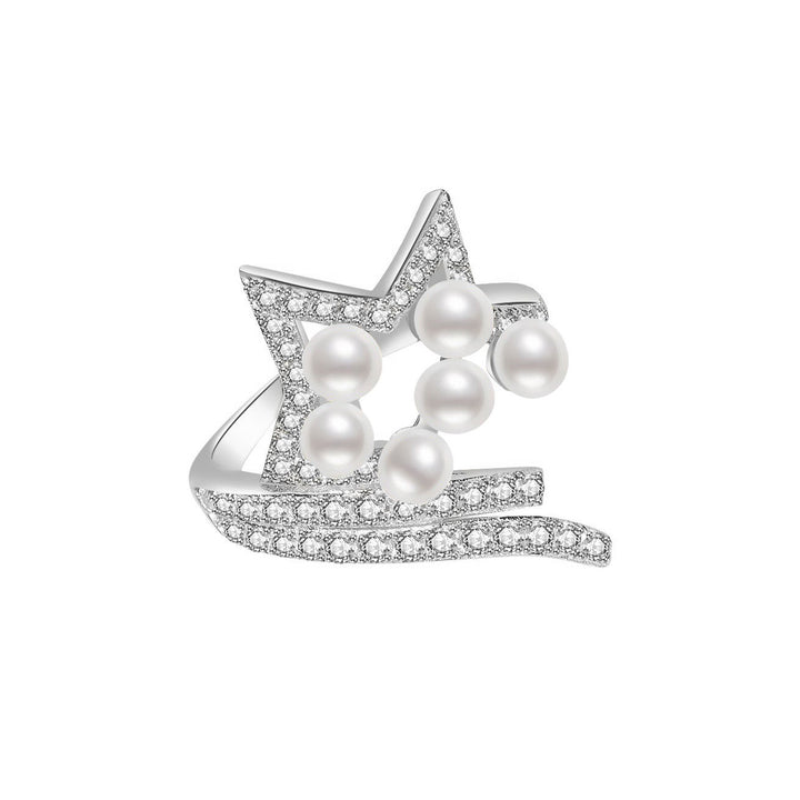 New Yorker Freshwater Pearl Ring WR00085 - PEARLY LUSTRE