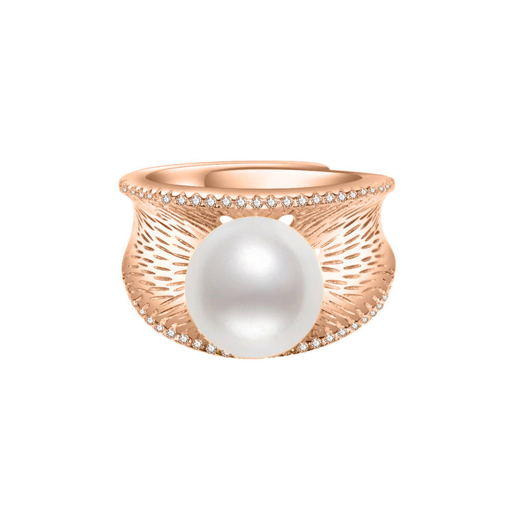 Elegant Freshwater Pearl Ring WR00139 - PEARLY LUSTRE