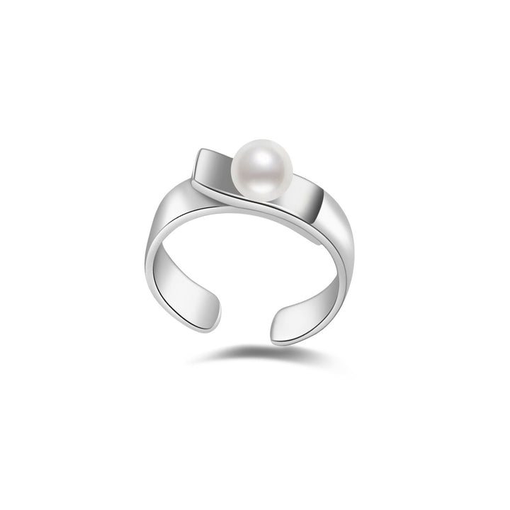 New Yorker Freshwater Pearl Ring WR00176 - PEARLY LUSTRE