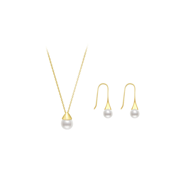 Elegant Freshwater Pearl Set WS00047 - PEARLY LUSTRE