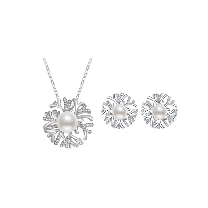 Garden City Freshwater Pearl Set WS00055 | Elegant Collection - PEARLY LUSTRE